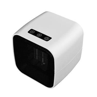 China 2 Levels 2021 High Quality Desktop Smart Heater 650W Heater Fan Portable Room Air Warmer Heater Fan for sale