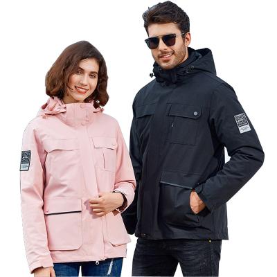 China Wholesale Breathable Winter Jacket Raising Two-Piece Established Outer Jacket Coating Clothing Jacket For Men And Women Clothing for sale