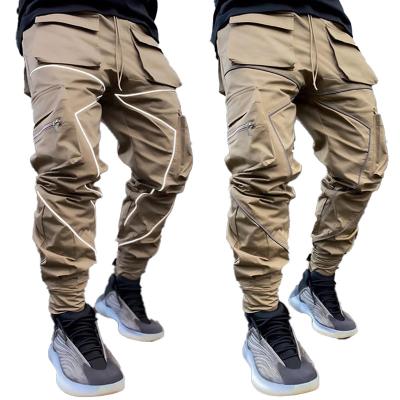 China 2021 Fashion Wholesale Men's Pockets Cargo Pants Loose Trousers Streetwear Designers Breathable Casual Mens Joggers for sale