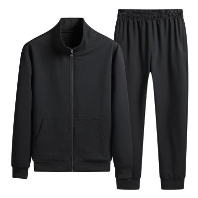 China Breathable Wholesale Custom Jogger Solid Color Hoodies And Pants Long Sleeve Sports Suits Two Piece Set For Men for sale