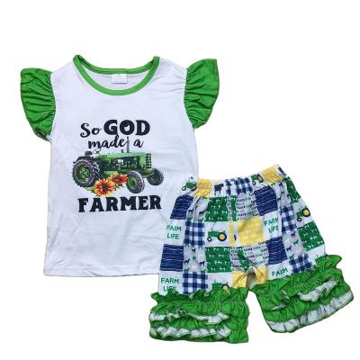 China Wholesale Comfortable Anti-wrinkle Summer Sports Style Suit Boys And Girls Simple Printing Patterns for sale