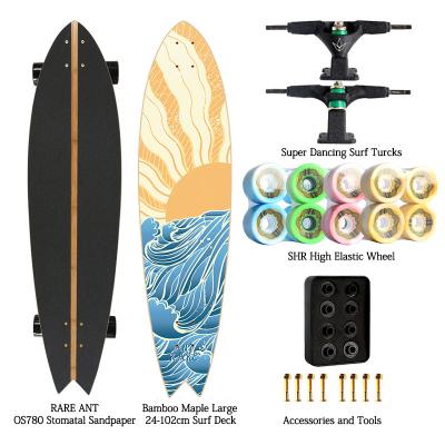 China Ant Surfskate Truck Waterbont Rare Adult Large Size Take Off Surfskate Cruiser Deck for sale