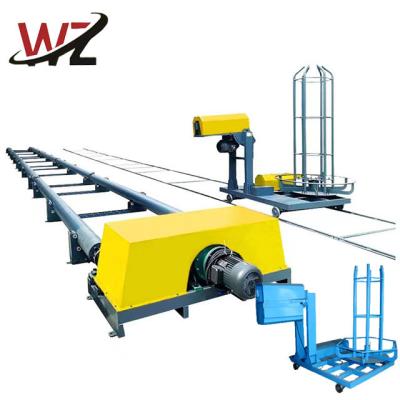 China Machinery Repairs Workshop 18M Length Precast Reinforcing Cage Making Machine Steel Rebar Reinforced Cage Winding Machine for sale