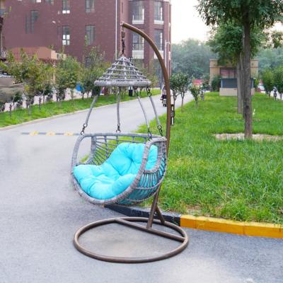 China Wholesale Strong Modern Color Porch Swing Hammock Indoor Adult Stationary Hanging Seat Hanging Relax Rustic Wicker Round Egg Chair for sale