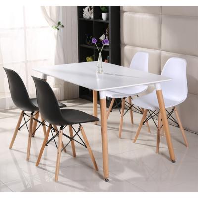 China Hot Selling French Cheap MDF Dining Table Sets Simple Nordic Style Easy Installation Dining Table Sets Dining Table Sets for sale