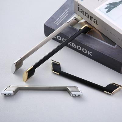 China European and American style simple modern simple wardrobe long style zinc alloy handle, cabinet door, wardrobe drawer handle for sale