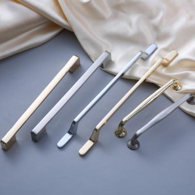 China European luxury European wardrobe handle, long aluminum alloy handle, drawer door handle for sale