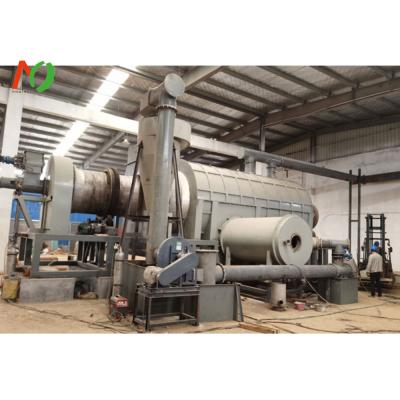 China Mobile Biomass Carbonization Pyrolysis Plant 220v/380v Voltage Biochar Mobile Machine for sale