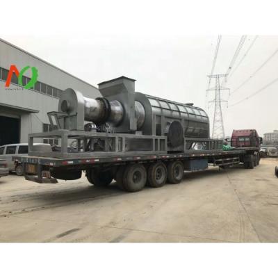 China Continuous Rotary Biochar Carbonization Stove for Firewood and Natural Gas Input Material for sale