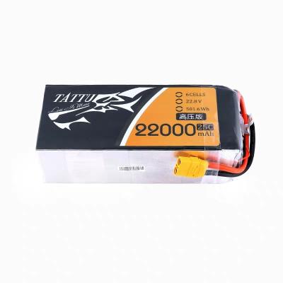 China Other TATTU 22.8v 6s 22000mah high pressure plate rc lipo battery for UAV agricultural spraying drone for sale