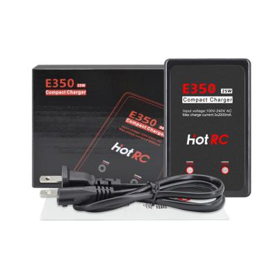 China RC Hobby Hotrc E350 Balance Charger Lithium Battery 7.4V 11.1V 2A 25W 2000ma Cells 2S 3S For RC Lipo AEG Airsoft for sale