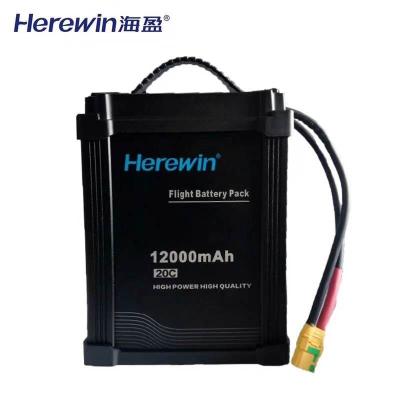 China Toys Herewin Drone Battery 12000 mAh 20C 488.4WH lipo battery 22.2V for rc helicopter airplane for agriculture UAV for sale