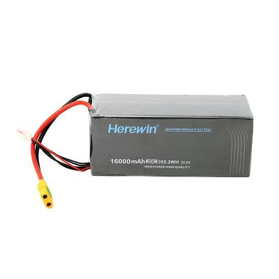 China Herewin 16000Mah 6s 22.2v Agriculture Drone Agriculture UAV Drone Cell Battery Cultivation Drone Battery for sale