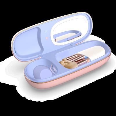 China Fashion Portable Makeup Case Personalized Makeup Set Makeup Case Mirror Lit for sale