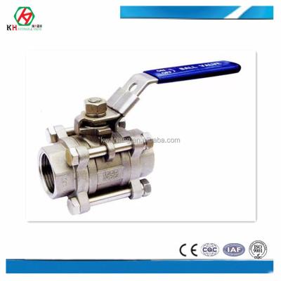 China General DN50 PN100 SS Screw Connection Ball Valve for sale