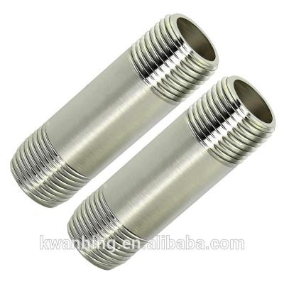 China KH Stainless Steel Pipe Fittings, Barrel Nipple, Adapter 3/8