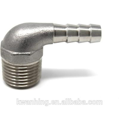 China Hose Barb Fitting Elbow, KH Stainless Steel 3/8