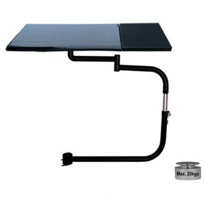 China OK030 Multifunctional Full Motion Chair Clamping Keyboard Support Laptop Desk Stand Mouse Pad for Office andGame Comfortable 45*22.5cm for sale