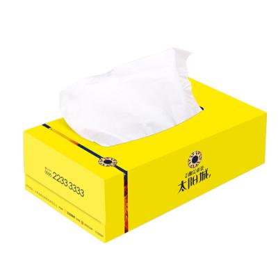 China Factory Supply Large Capacity Paper Box Tissue Box Simple Cheap Organizer Recyclable for sale