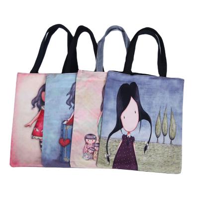 China High Quality Cheap Handled Canvas Tote Bags Canvas Tote Bags With Custom Printed Logo for sale