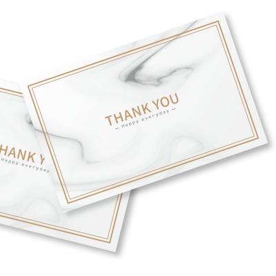 China Recyled Simple Design Premium Greeting Thank You Note Cards Bulk Printing Custom Paper Cards for sale