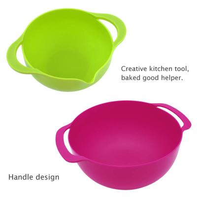 China Viable Factory 10pcs Pastry Tools Custom Plastic Measuring Cup Set Plastic Measuring Cup for sale