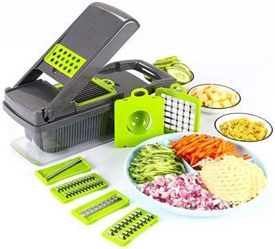 China Viable Multi-Function Adjustable Vegetable Cutter Cleaver Mandoline Vegetable Cutter Slicer Slicer For Kitchen for sale