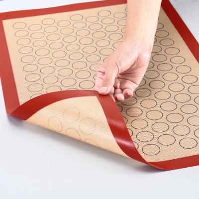 China Silicone Baking Mat For Rolling Dough Pad Oven Patisserie Baking Accessories Tools Multi-size Viable Non-stick Silicone for sale