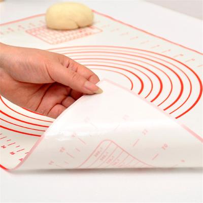 China Viable Silicon Mat 60*40 For Dough Baking Tools Silicone Pastry Mat With Measurement Silicon Baking Mat Non-Slip Mat for sale