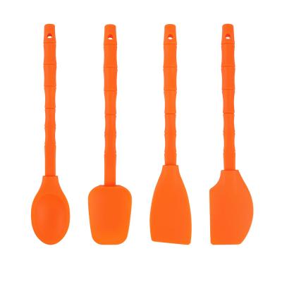 China Food Grade High Heat Resistance Silicone Cake Spatula DIY Tool Cream Spatula Disposable Baking Mixing Spatula for sale