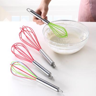 China Sustainable Cooking Tools Manual Egg Tools Stainless Steel Revolving Egg Beater Beater On Sale Beater Items Beat Ball for sale