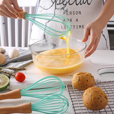 China Viable Manual Egg Tools Stainless Steel Rotating Egg Beater Sale Beater Beware Beater Ball Egg Push Tool for sale