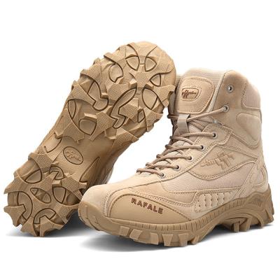 China Men's Military Tactical Boots Anti-slippery Waterproof Increase Combat Boots Set Up Desert Army Boots Outdoor Trekking Sneakers for sale