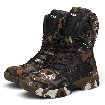 China Men Army Anti-slip Boots Drop Out Boots Tactical Sports Combat Outdoor Special Soldier Camouflage Climbing Work Boot Rise Hunting Shoes for sale