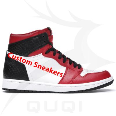 China QUQI Jorda Basketball Shoes Sneakers Cushioning Customized Fast Speed ​​High Quality Custom Shoes for sale