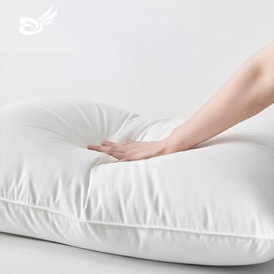 China Luxury Hotel Anti-Static Comfortable Home Comfortable Wholesale Cotton Fabric Goose Feather Pure Goose Feather Pillow Sofa Sleep Bed Pillow for sale