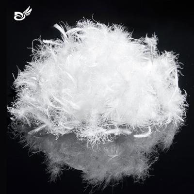 China Cleaness Direct Selling Good Cleaned High Flexibility Washed White Down And 2-4cm Bedding Goose Feather for sale