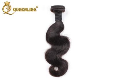 China Natural Black Virgin Human Hair Extensions Body Wave Hair Weave No Shedding for sale