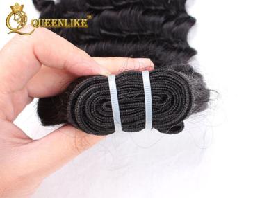 China High Performance 5A 100% Cambodian Human Hair Extensions Deep Wave for sale