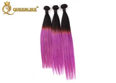 China Cabelo humano peruano do Virgin reto colorido de Ombre 28 polegadas de extensões do cabelo à venda