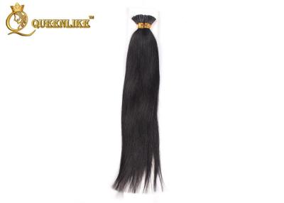 China Natural Affordable 18 Or 20 Inch I Tip Hair Extensions Indian Straight Weave for sale