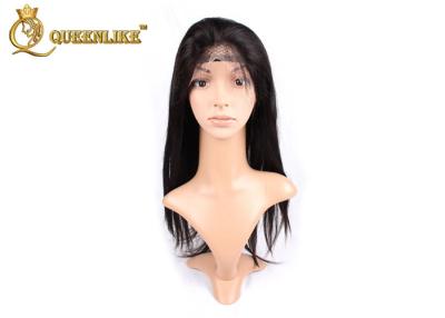 China Peruvian Natural Full Head Virgin Lace Front Human Hair Wigs Straight for sale