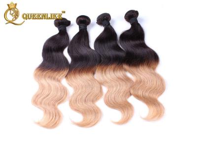 China Remy 100%/o cabelo peruano da onda corpo do Virgin empacota o preto às extensões do cabelo de Ombre do louro à venda