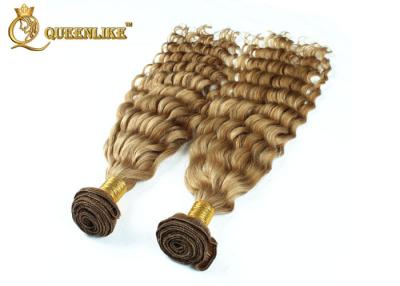 China Peruvian Bouncy 27# Virgin Human Hair Extensions Deep Wave For Black Women for sale