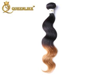 China 100% Human Remy Malaysian Virgin Hair Black To Blonde Ombre Hair Extensions for sale