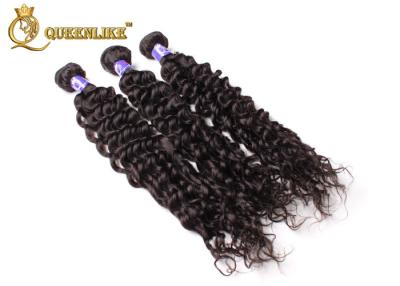 China Original 100% Unprocessed Malaysian Deep Wave Virgin Hair Black Human Hair Weaves for sale