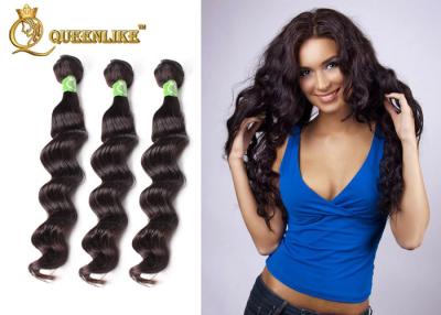 China Brazilian Soft Quality Thick Bundles Hair Extensions In Natural 1B Color for sale