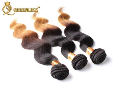 China Body Wave Two tone color hair extensions , Brazilian Grade 7A Virgin Hair for sale