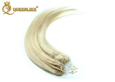 China 613 Color Micro Ring Human Hair Extensions Straight / Body Wave Human Hair Extension for sale