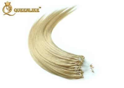 China European Micro Loop Human Hair Extensions / Micro Ring Loop Hair Extensions for sale